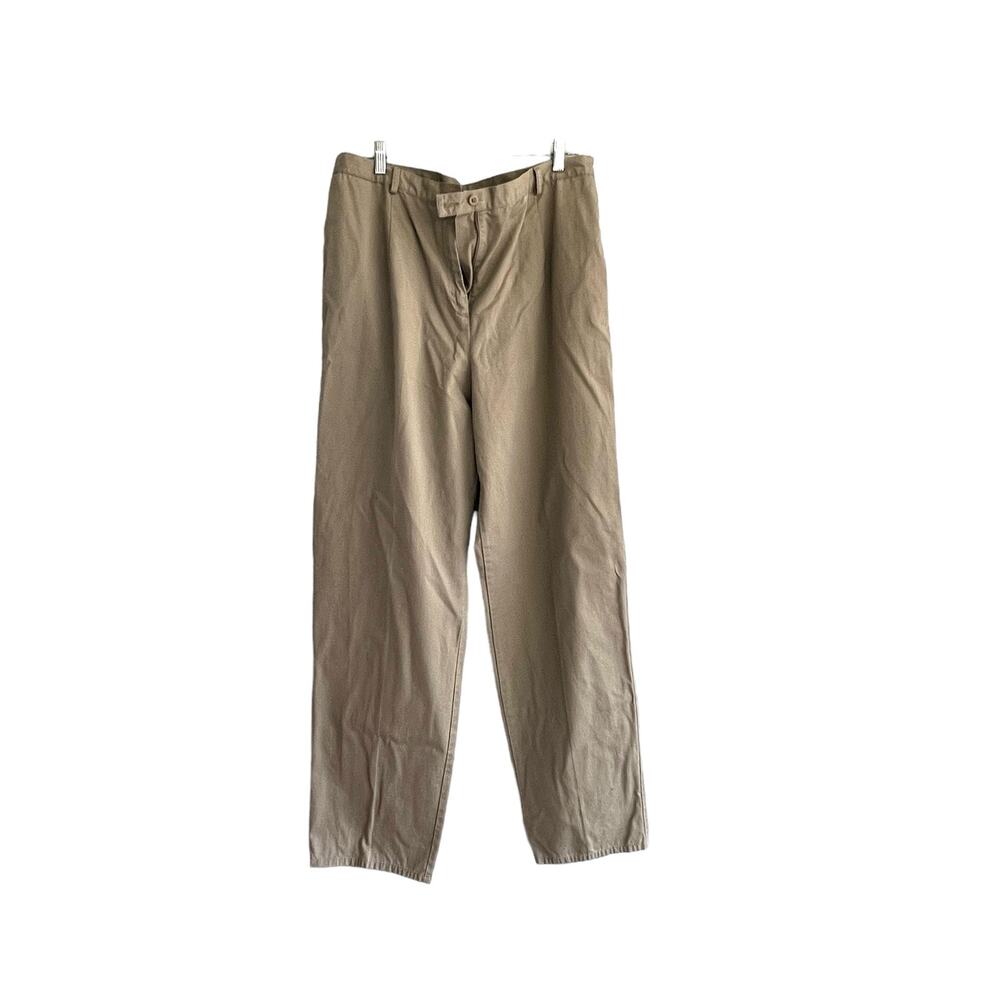 Pendleton Tall Classic Fit Kakhi Pants, Size 18, 36" Inseam, Beige